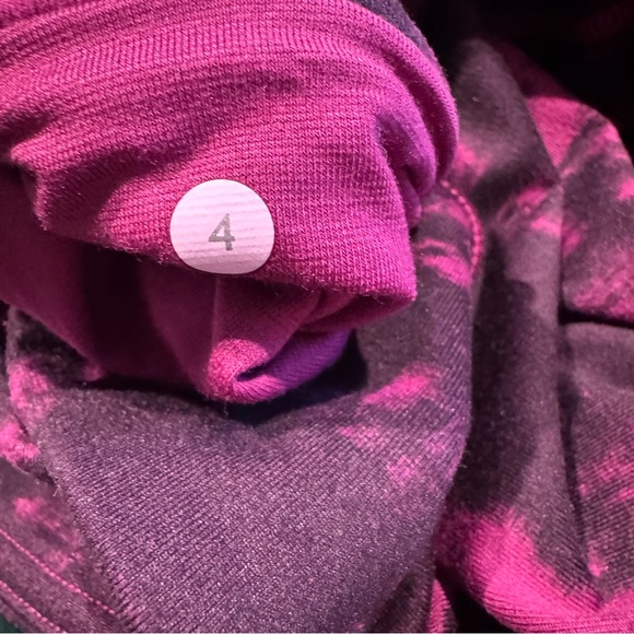 Lululemon Athletica Pink and Brown Leggings in Sz 4 - Picture 3 of 3